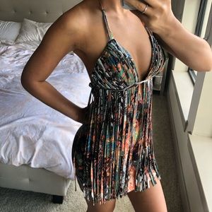 Bebe Fringe Dress